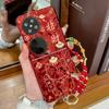 Folded Lucky Cat Is Suitable for Huawei Pocket2/S Mobile Phone Case Folding Screen P50 Treasure Box Hanging Chain Festive Protective Case