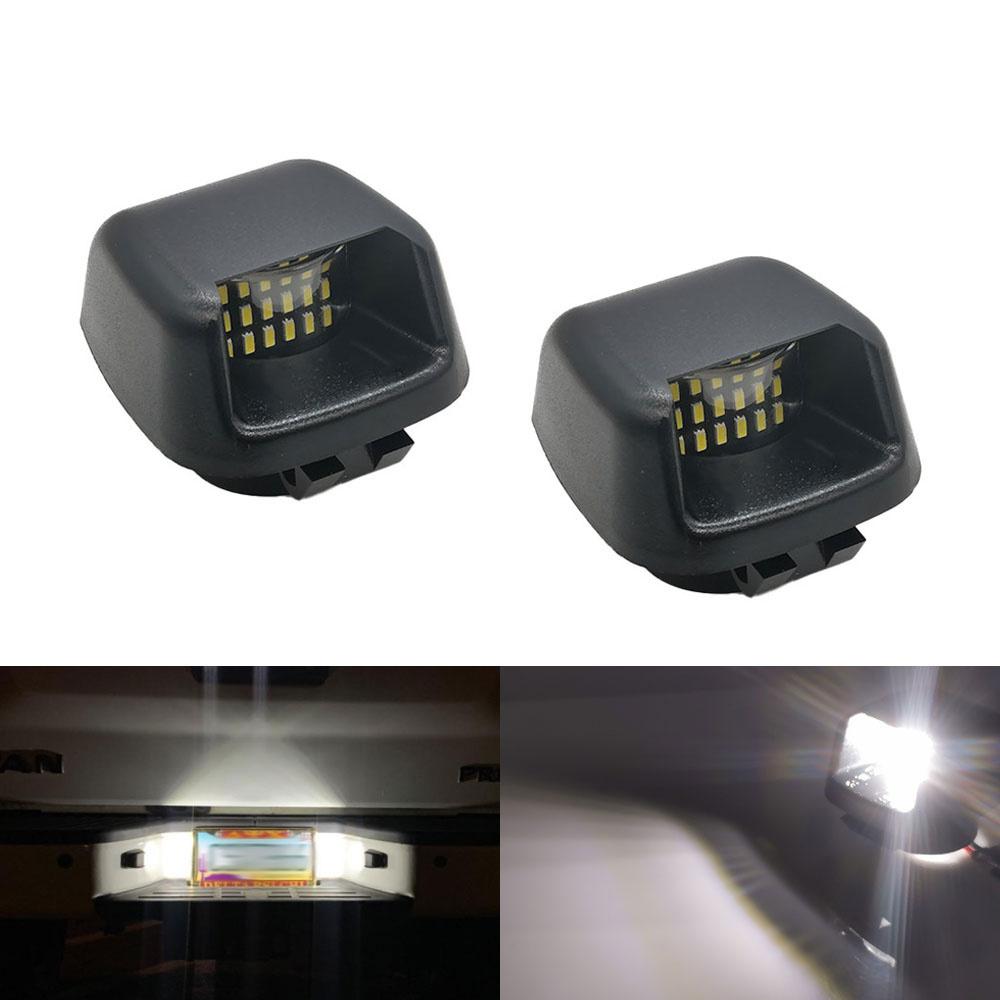 

Pair LED License Plate Lights For Nissan Titan Xterra Armada Frontier 26510ZP50A