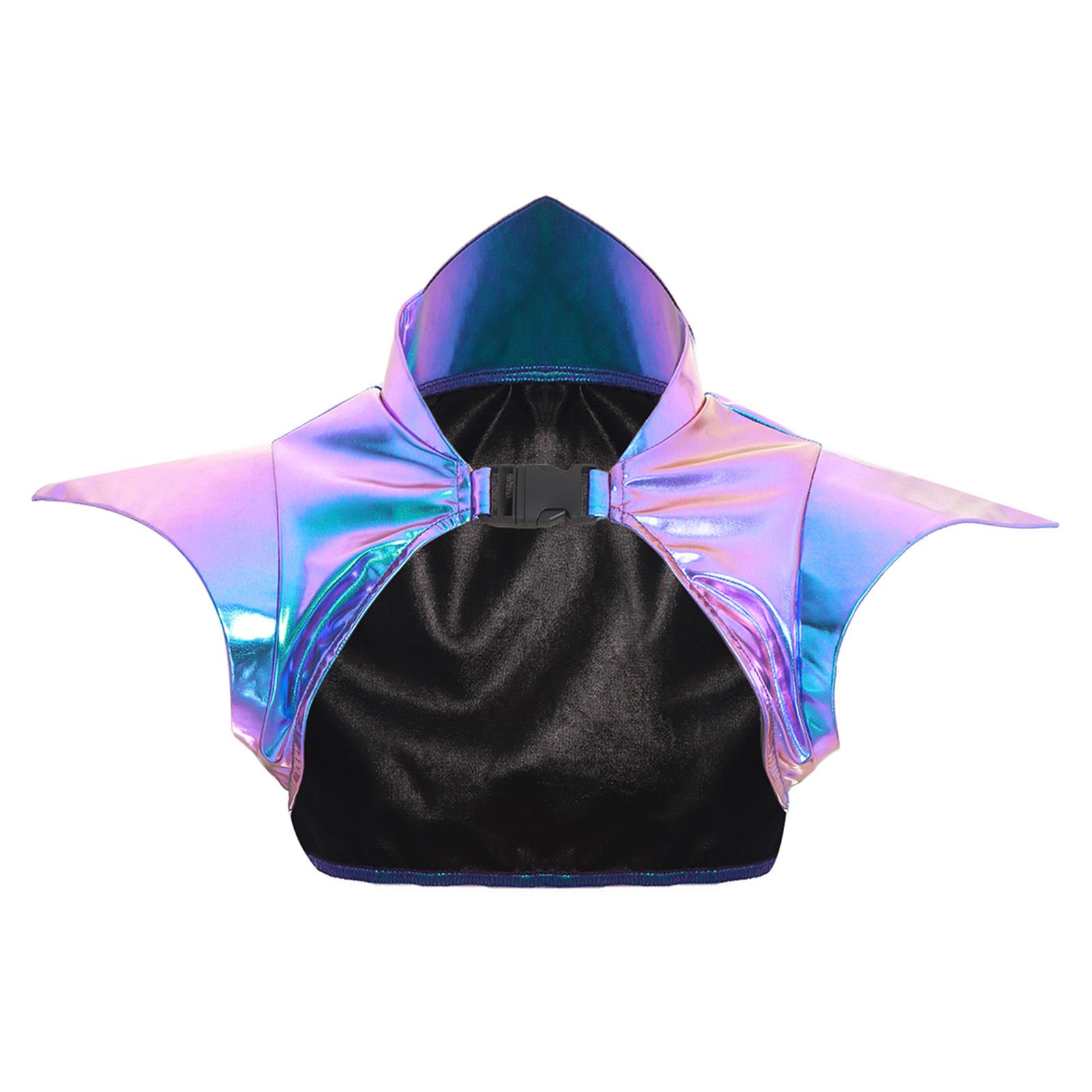 

Женский блестящий металлический готический наплечник-болеро стимпанк эполет защита плеча воротник дизайн для Хэллоуина S синий