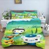 Catoon The O-Octonauts Duvet Cover PillowcaseBedding Set Kids Boy Girl Bedroom Decoration 2/3piece set Single Double full Size
