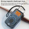 Mini AM FM Radio Portable Stereo Pocket Radios Speaker with LCD Display Support Time Alarm Best Reception Walkman Radio Player
