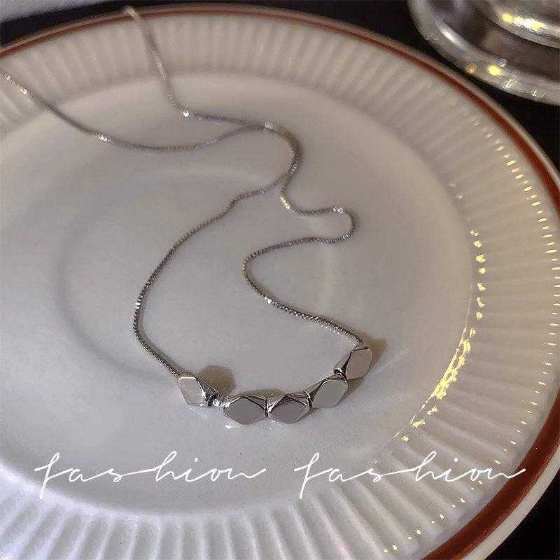 Transfer beads Lucky Doudou necklace niche feeling neck chain cold wind niche collarbone chain tide