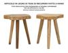 Budut Stool Teak Cm Ø 38X45