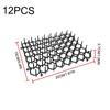 Cat Scat Mat 12Pcs Cat Scat Mat With Spikes Outdoor Outdoor Garden Fence Animal Barrier Cat Repellents Indoor Furniture Cat Scat