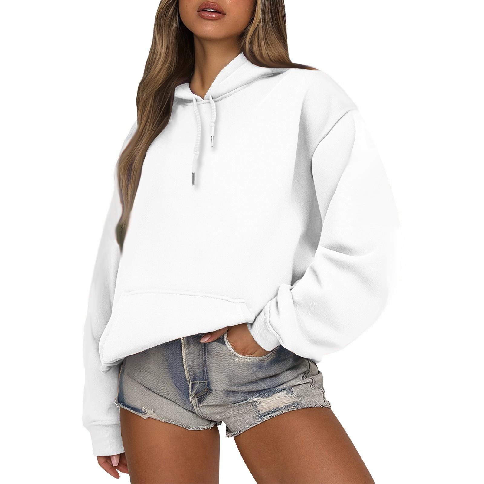 

Женский модный и повседневный худи с длинными рукавами XL