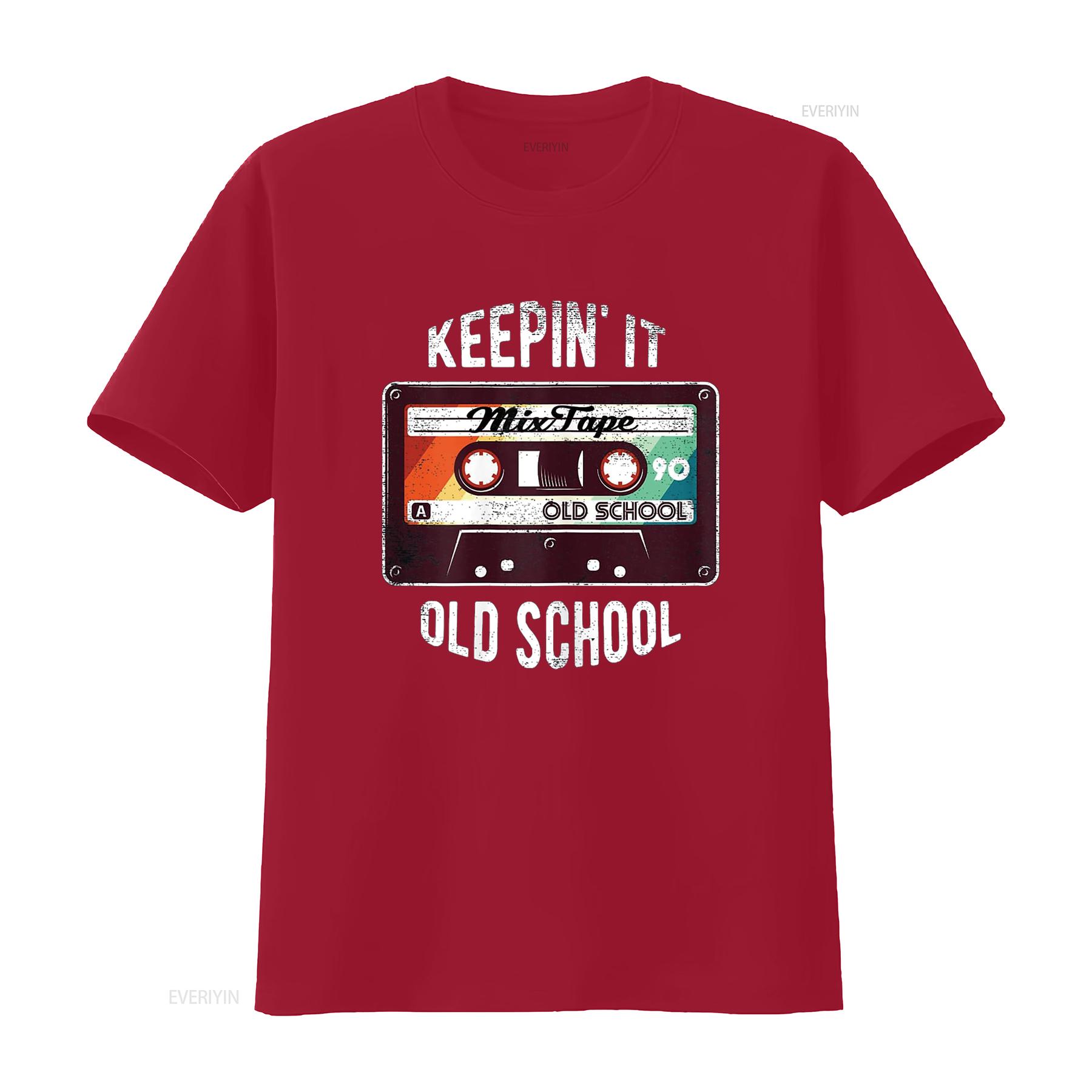 Old School Hip Hop 80s 90s Mixtape T Shirt vintage Washed Top For Everyday Wear Comfortable Stretched Stylish graphic Unisex S