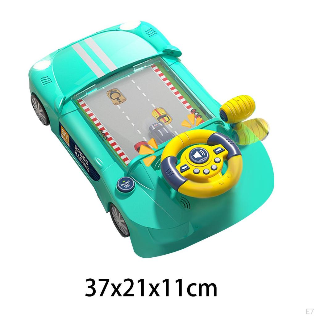 Baby Musical Steering Wheel Toy, Interactive Driving Wheel, Birthday Gift, Educational Learning Car
