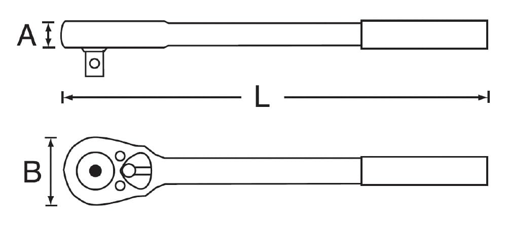 SIGNET Drive Ratchet Handle 14501 3/4