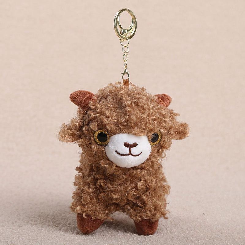Cute Curly Sheep Plush Toys With Soft Fluffy Fabric Shiny Eyes Perfect For Kids Gifts Home Bedroom Decor