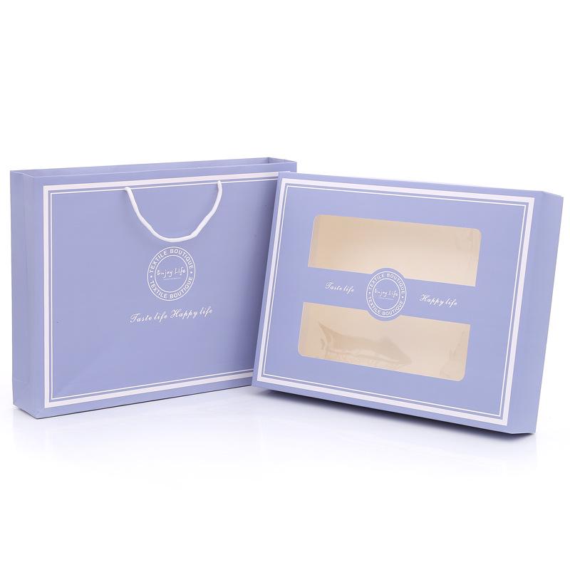 Towel Gift Box Set: Wedding & Birthday Favors, 3-Piece Tote Packaging