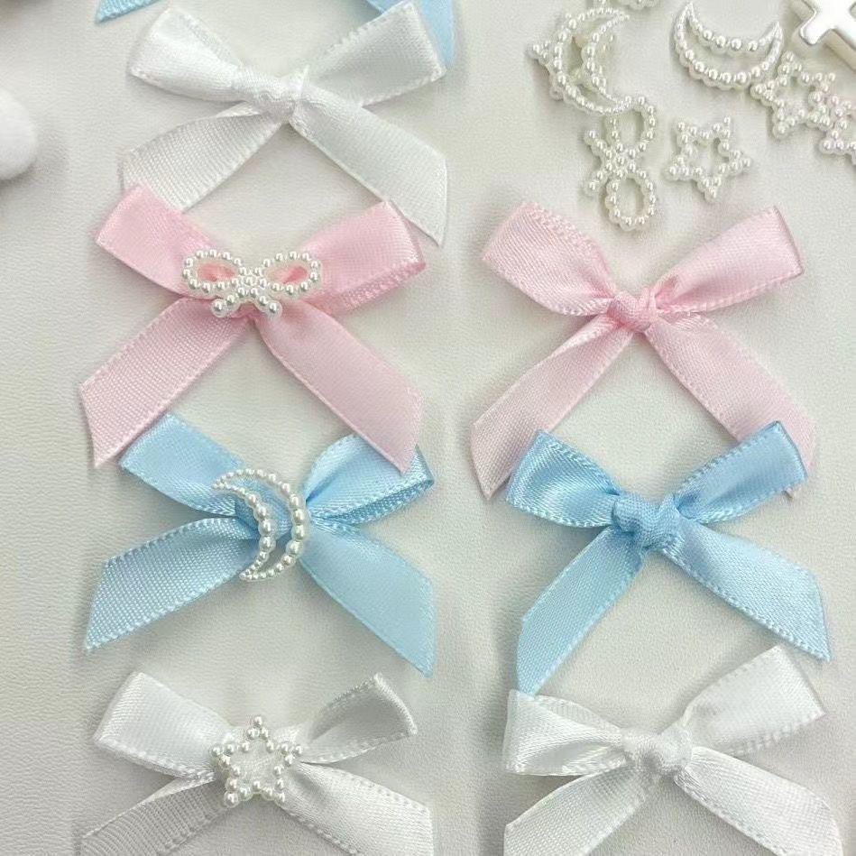 Complete Card Holder Decoration Set: Wings, Hearts, Stars, Bows, Crosses - Mixed Material Pack