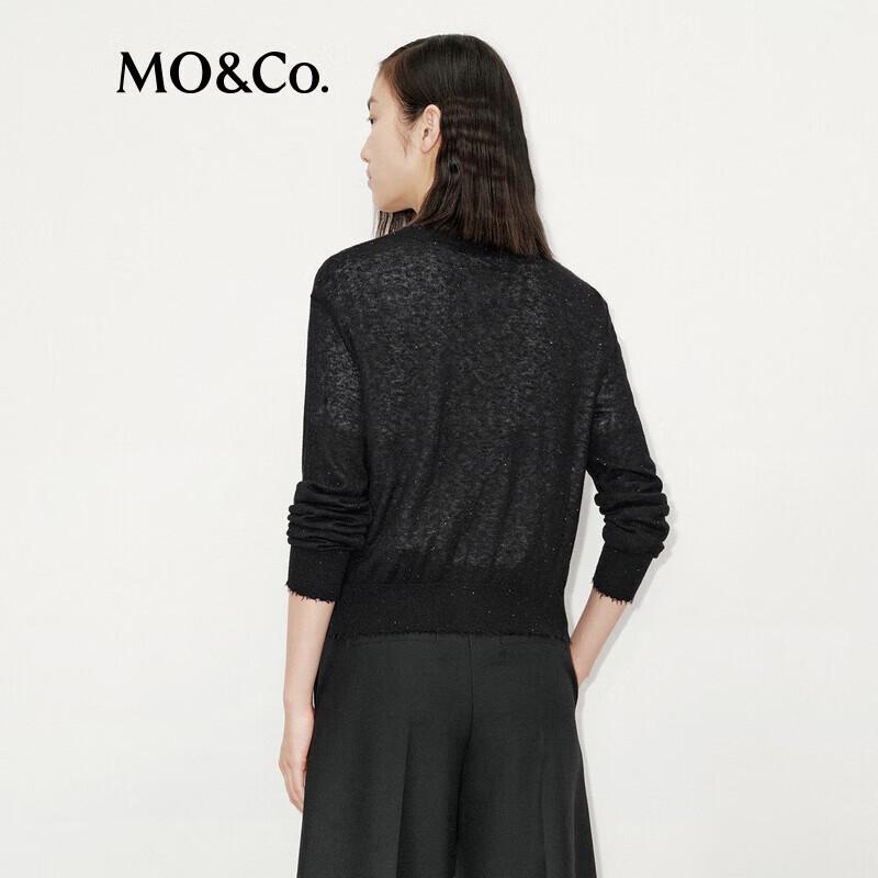 MO&Co. Alpaca Blend Knitted Cardigan