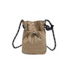 Literature and art new summer shoulder messenger bag drawstring small bag texture fashion mobile phone bag