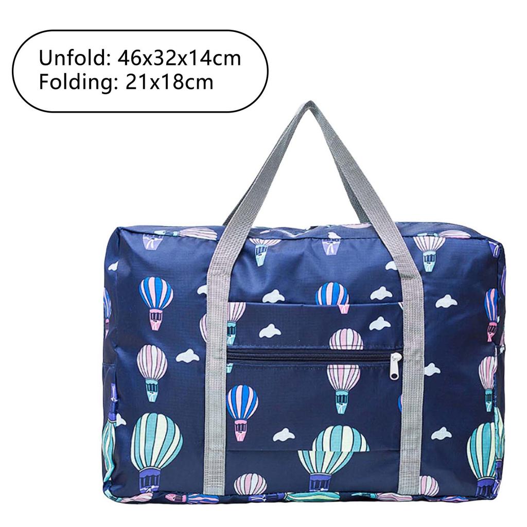 Foldable Waterproof Travel Duffle Bag Floral Print Carry On Luggage Weekender Overnight Bag for Women Men Under Seat Storage