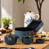 Huaqingge Portable Ceramic Travel Tea Set