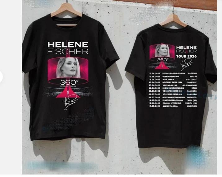 Футболка Helene Fischer 360° Stadion Tour 2026 Подарок для фанатов Размер S-4XL S