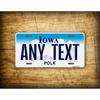 Personalized Iowa Decorative Tag Ideal for Home Decor (Only Decoration)