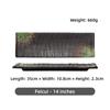 Japanese sushi plate Rectangle ceramic strip vegetable plate Dim sum Western food Sushi fish Dim sum Tableware dumpling tray