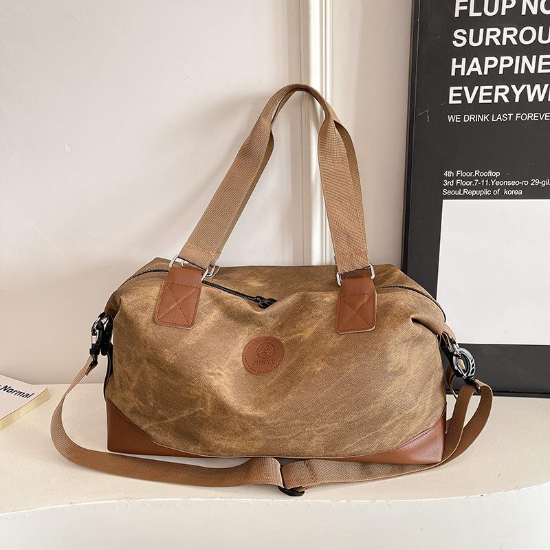 Short-Haul Travel Bags Women S Portable Large-Capacity Lightweight Duffel Bags Storage Bags Business Travel Portable Luggage Bags коричневый