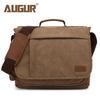 AUGUR Men's Retro Canvas Crossbody Bag with Large Capacity and Laptop Compartment