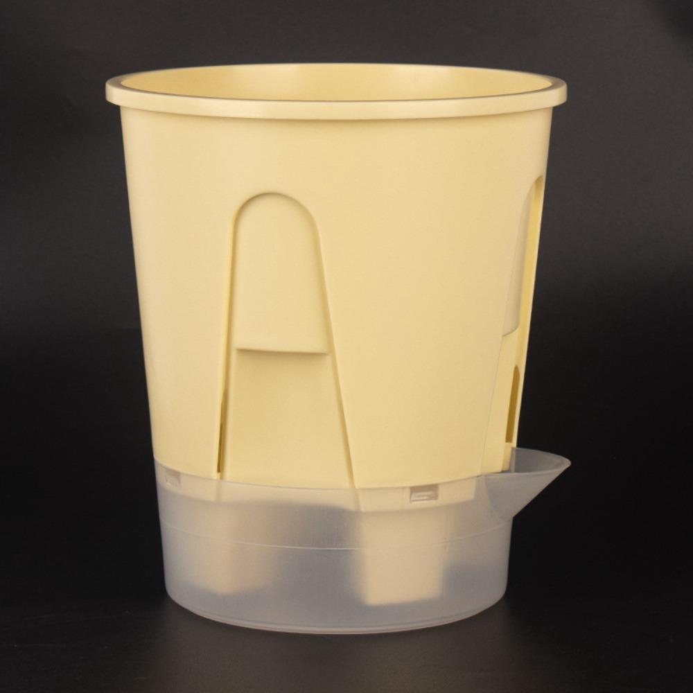 

Пластиковый самовпитывающийся цветочный горшок с запасом воды, горшок для цветов орхидеи-бабочки, комнатные растения M-Style F