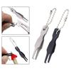 Lure Opener Hook Remover Fishing Tying Tool with Beaded Chain, Professional Multi Tool Fishing Line Cutter Nippers