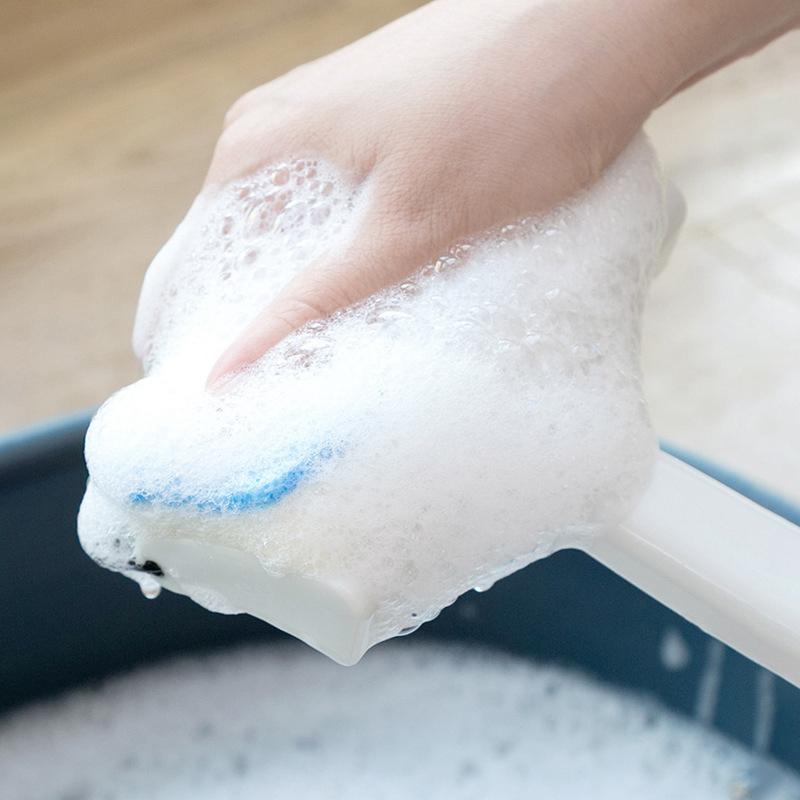 Mirror Wiper Scraper Dual Purpose Glass Cleaning Brush Household Bathroom Tile Can Be Hung with Handle Window Cleaning Brush