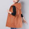Gilet Doppio Strato Donna Primavera e Autunno Taglia Grande Stile Occidentale Gilet Gilet Capo Esterno Gilet Senza Maniche Giacca