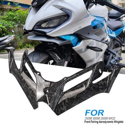 Motorcycle 250SR 300SR Front Fairing Aerodynamic Winglet Lower Cover Protection Guard Fixed Wind Wing For CFMOTO 250 SR 300