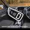 A51K-For Mitsubishi Pajero Sport  4PCS Carbon Fiber ABS Car Door Handle Bowl Protector Cover Trim Moldings Car Styling