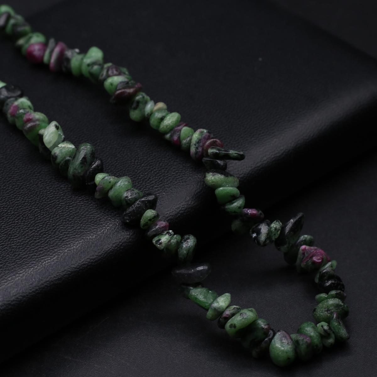 

Бусины из натурального камня, эпидот/лабрадорит, гравийные бусины для изготовления ювелирных изделий, ожерелье, серьги, браслет, аксессуар, длина 80 см 7mm