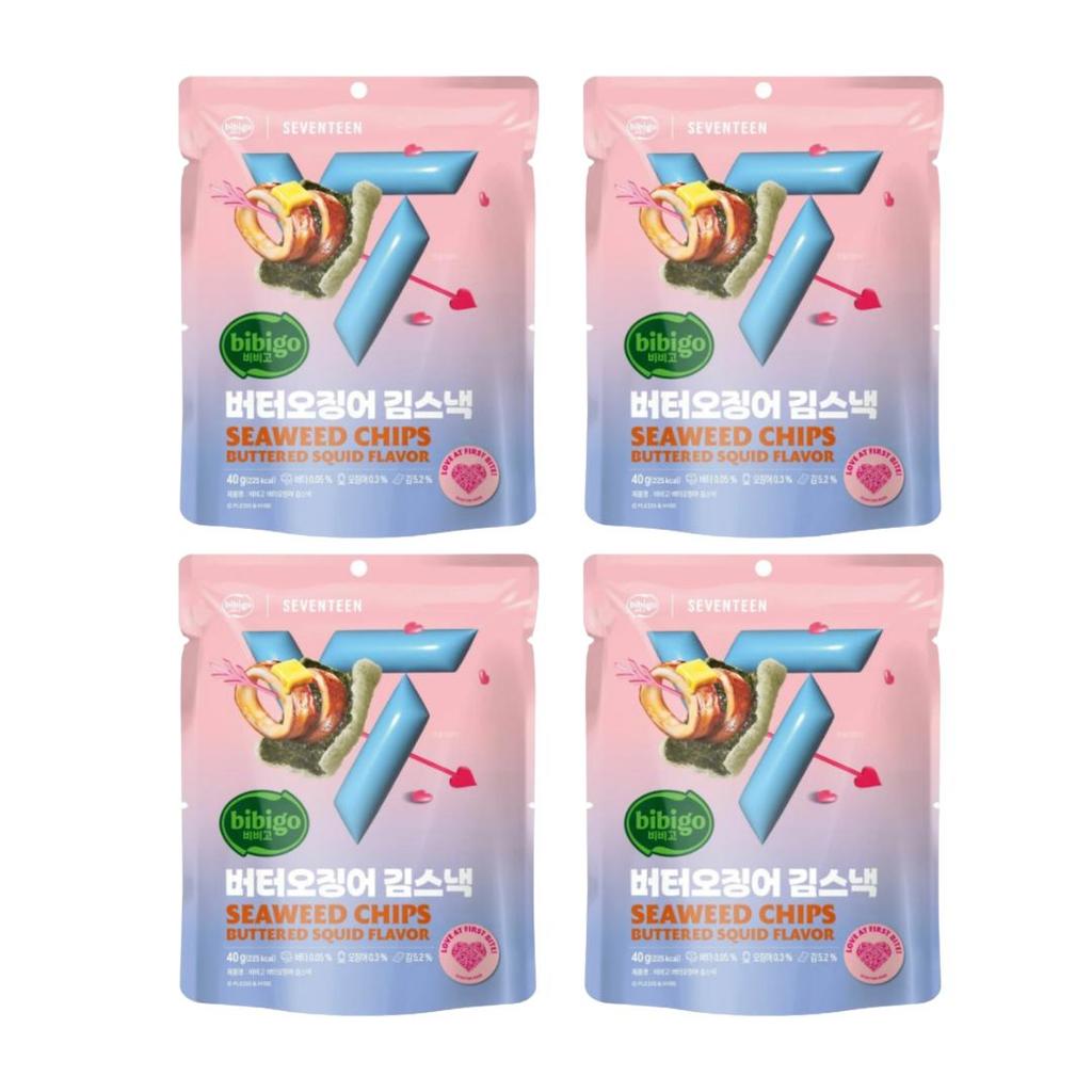 bibigo Seaweed Snack Butter Squid Flavor 40g (3 Options)