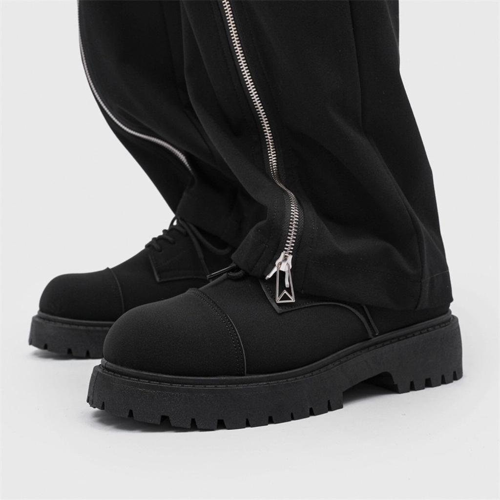 New Low-top Martin Boots Versatile Trend Platform Casual Big Head Leather Shoes Men Z27