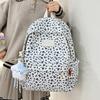 Schulrucksack neuer hochwertiger japanischer Schulrucksack Studenten-Ins niedlicher Rucksack mit großer Kapazität Cartoon-Punkte vielseitiger Rucksack