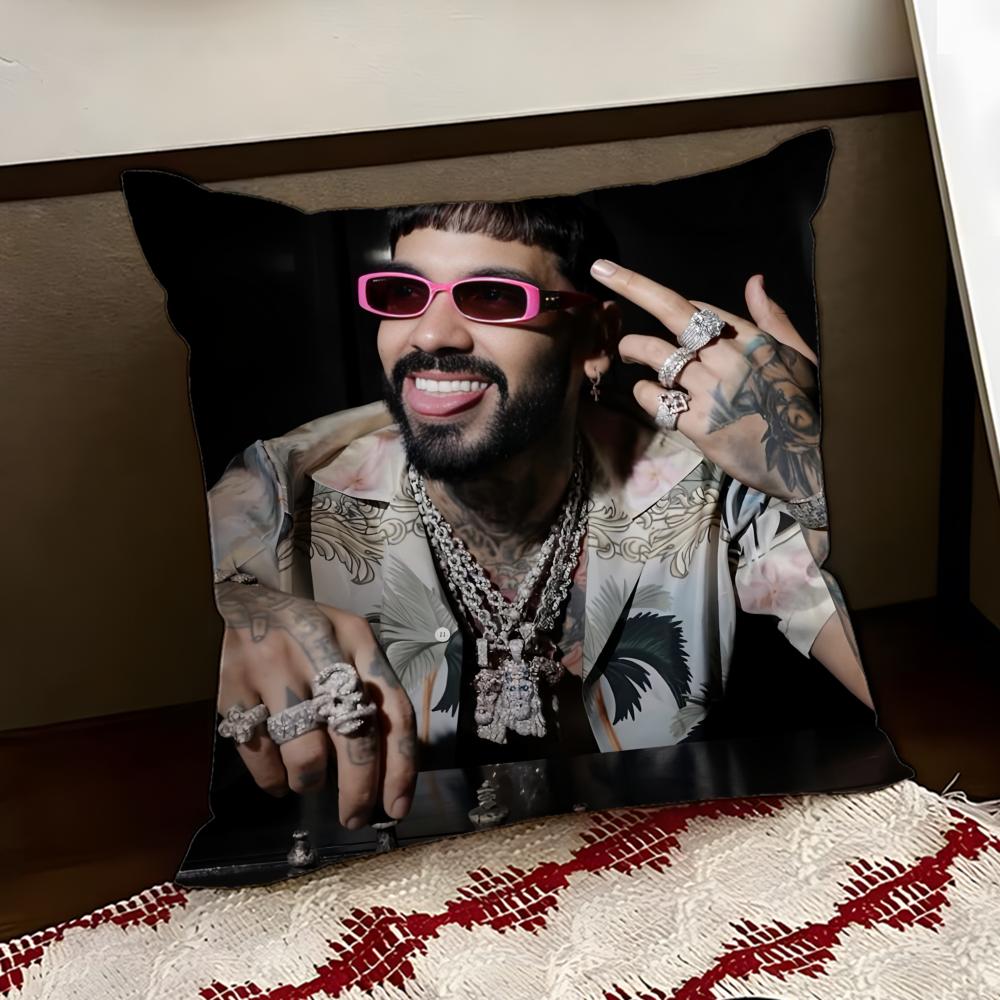 Rapper AAnuel AA Cushion Cover Reversible Soft Durable Pillow Cover Home  Car MultiScene Use for Daily Comfort