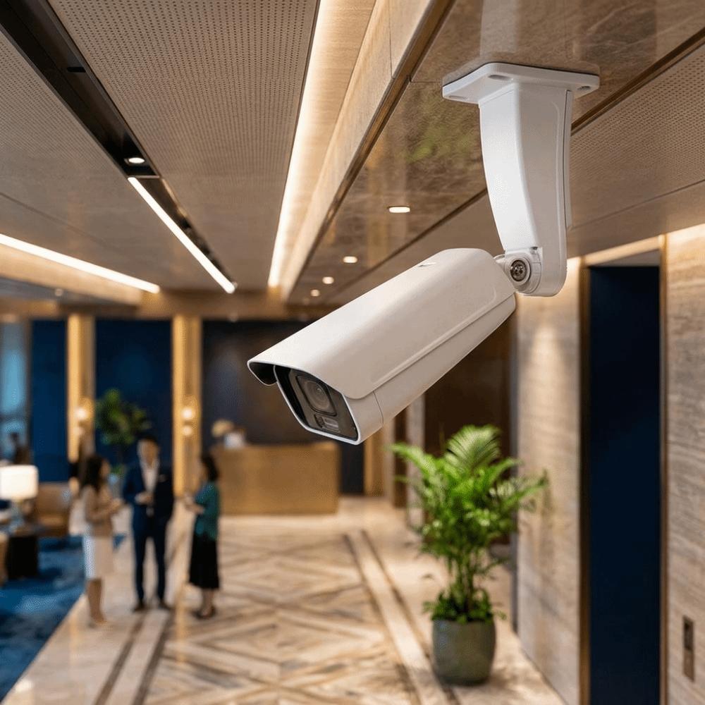 Rust Resistant Surveillance Camera Holder Sturdy Pole Mount Flexible Mounting Wall Mount Home