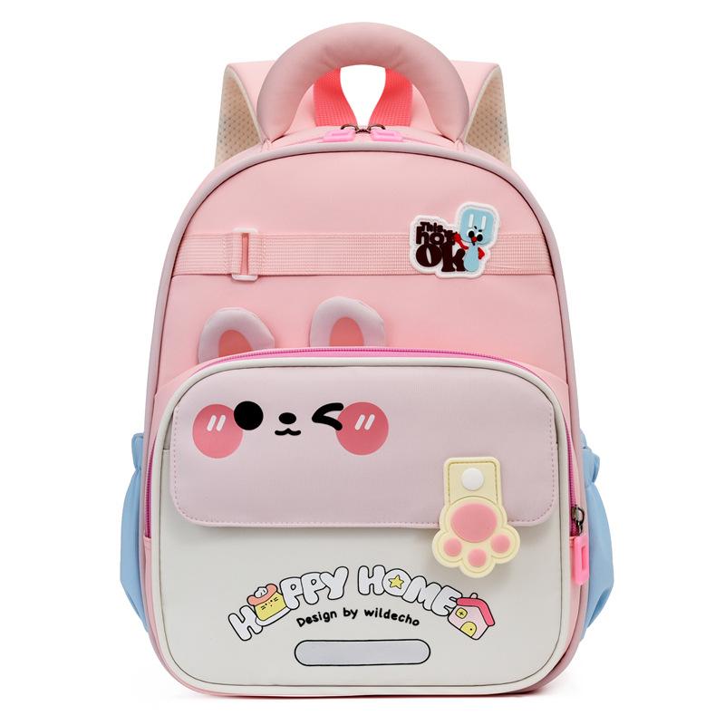 Kindergarten Backpack Lightweight And Spine-Protective For Children In Middle Senior First Grade And Elementary School Suitable For Boys And Girls