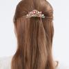 Fashion Hand-Painted Gorgeous Hairpin Femininity Diamond-Encrusted Spring Clip Flower Back Head Hair Accessories
