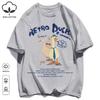 Classic Color Scheme T-Shirts For Unisex Retro Oversized Short Sleeves Fashion Couple Clothes Unisex Simple Basics Clothing