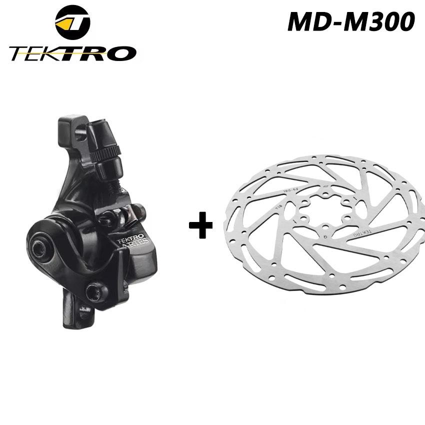 TEKTRO MD-M300 Bicycle Disc Brake Mountain Bike Mechanical Brake Clamp Wire Control Cable Pull Disc Aluminum Alloy Accessories