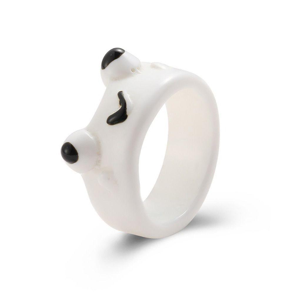 

Кольца ручной работы с лягушкой, забавные аксессуары для костяшек пальцев, кольца из смолы