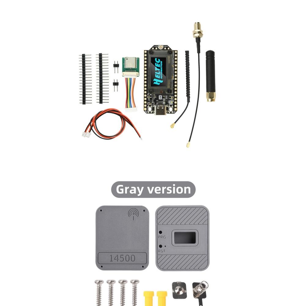 Великомасштабна плата розробки Heltec WiFi LoRa 32 V4 868MHz Kit Meshtastic ESP32 SX1262 з корпусом, GPS для Arduino IoT LoRaWAN