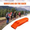 1/5/10/20/30/40pcs Survival Loud Whistle Multifunction Outdoor Emergency Whistle Double Pipe Rescue Whistle for Camping Hiking