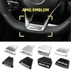 Hot W221 2025 For Mercedes-Benz For AMG Logo Steering Wheel Sticker Car Emblem Cover Interior Sticker Decal For AMG Mercedes Ben