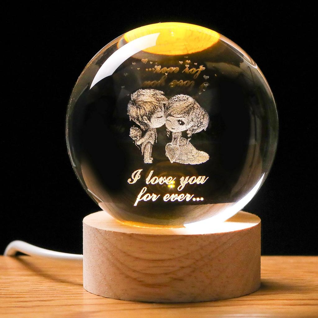 Kertari 60mm Crystal Ball A popular and stylish decorative item for and other special Perfect for and other Features an LED light base for indirect