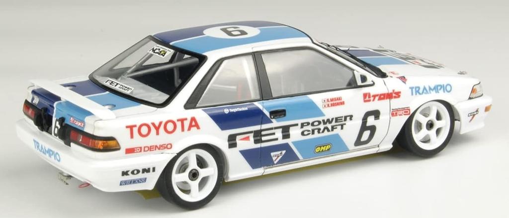 PLATZ/NuNu 1/24 Racing Series Toyota Corolla Levin AE92 1989 JTC SUGO Plastic Model Kit PN24039 (Car)