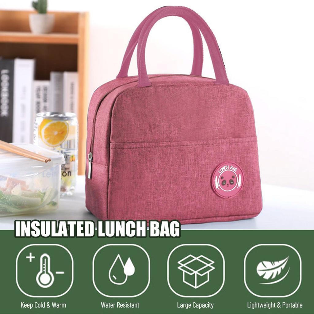 6L Portable Insulation Bag Lunch Tote Bag Thermal Cooler Handbag Reusable Waterproof Large Capacity Leak proof for