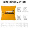 L-Lufthansa German Airlines Cushion Cover Soft Plush Fabric Double-Sided Printed Sofa Cushion Cover For All Seasons Home Decor
