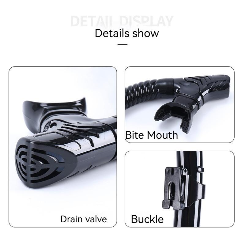 Set Scufundări pentru Adulți Noi Snorkel Cadru Mare Silicon Sticlă Călită Lunetă Echipament Respirație Subacvatică Asistată Stil Liber