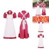 Stylish Canglu Cosplay Outfit For Boys And Girls Includes Dress And Apron In Trendy Colors